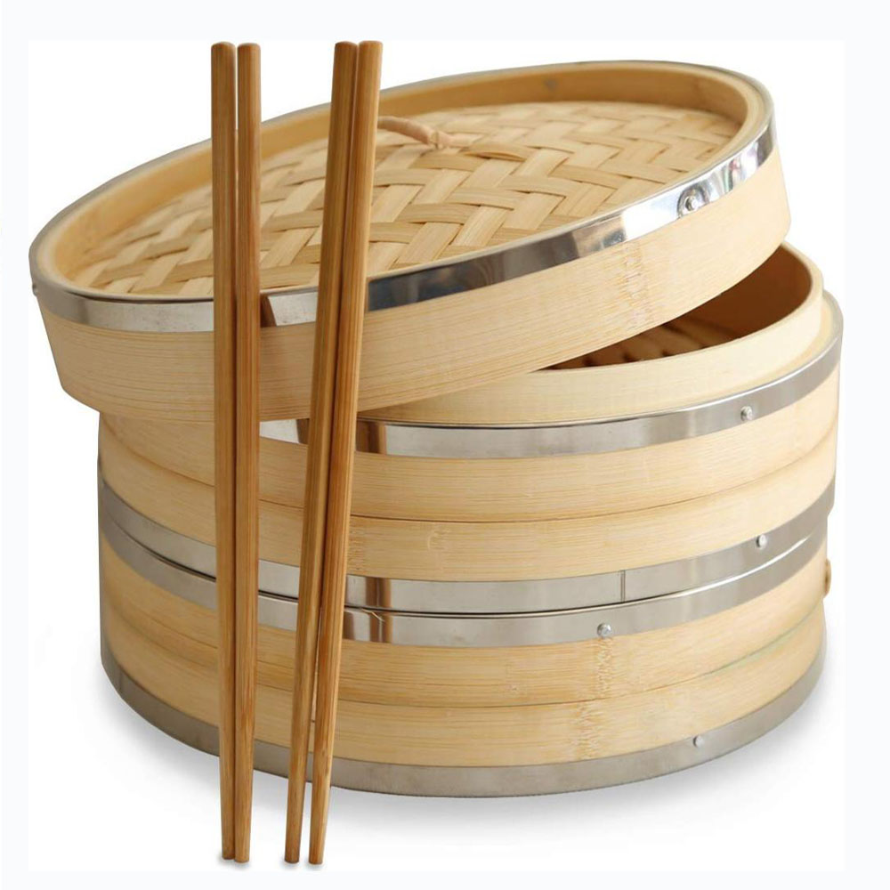 10IN BAMBOO STEAMER